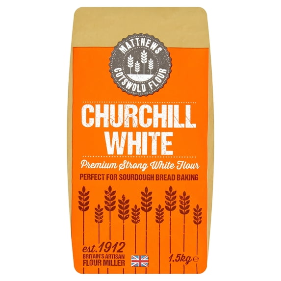 Matthews Flour Premium White Strong Flour 1.5Kg, Imported from Britain