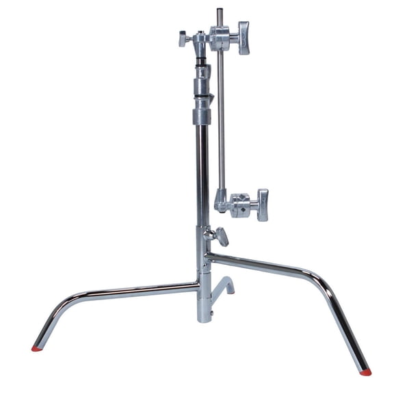 Matthews Hollywood Pro 20" Low Profile C-Stand with Arm and Grip Head, Chrome