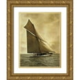thumbnail image 1 of Matthews, William 19x24 Gold Ornate Wood Framed with Double Matting Museum Art Print Titled - Caress-1895, 1 of 4