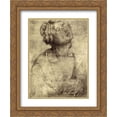 thumbnail image 1 of Matthias Grunewald 2x Matted 20x24 Gold Ornate Framed Art Print 'Woman with Open Robe', 1 of 2