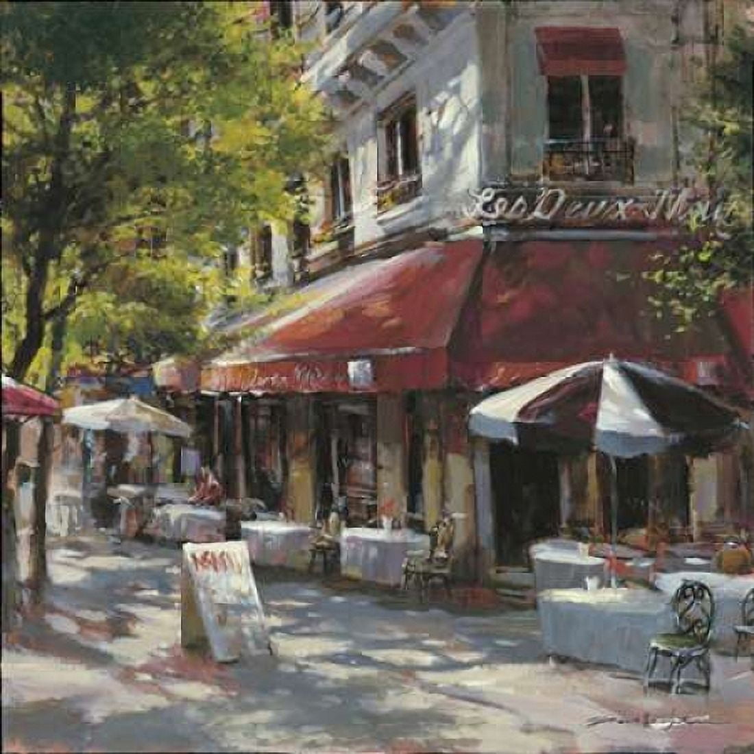 Mattina Terrace Canvas Art - Brent Heighton (24 x 24)