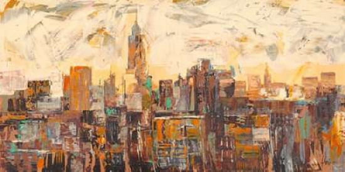Mattino a New York Canvas Art - Luigi Florio (10 x 20)