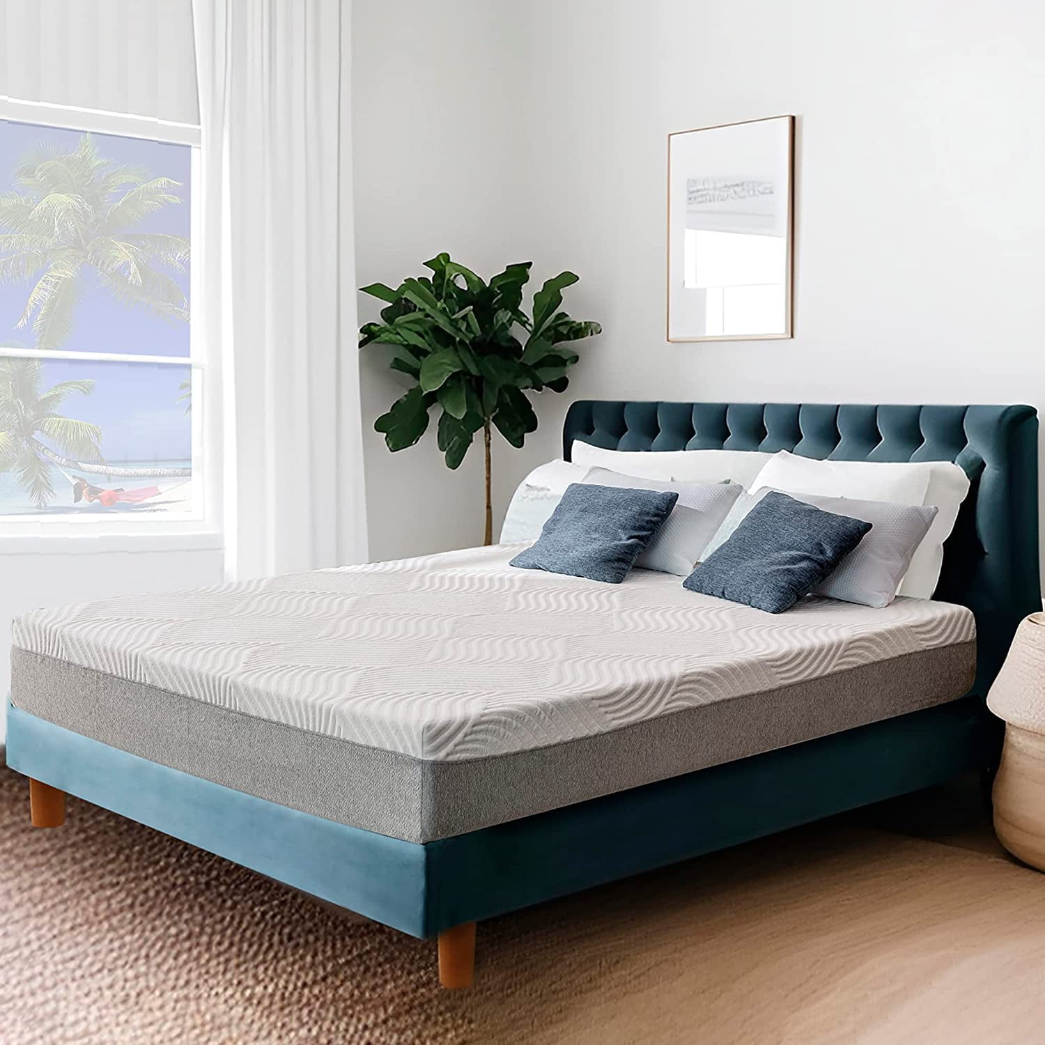 6 Inch Foam and Spring Mattress / CertiPURUS Certified Foams