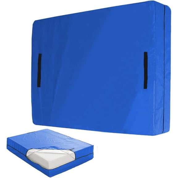 Mattress Bag Cover for Moving and Storage, Reusable Heavy Duty Tarp Waterproof Bed Mattress Moving Storage Bags Covers for Storage King Queen Full Twin Size Mattress Protector