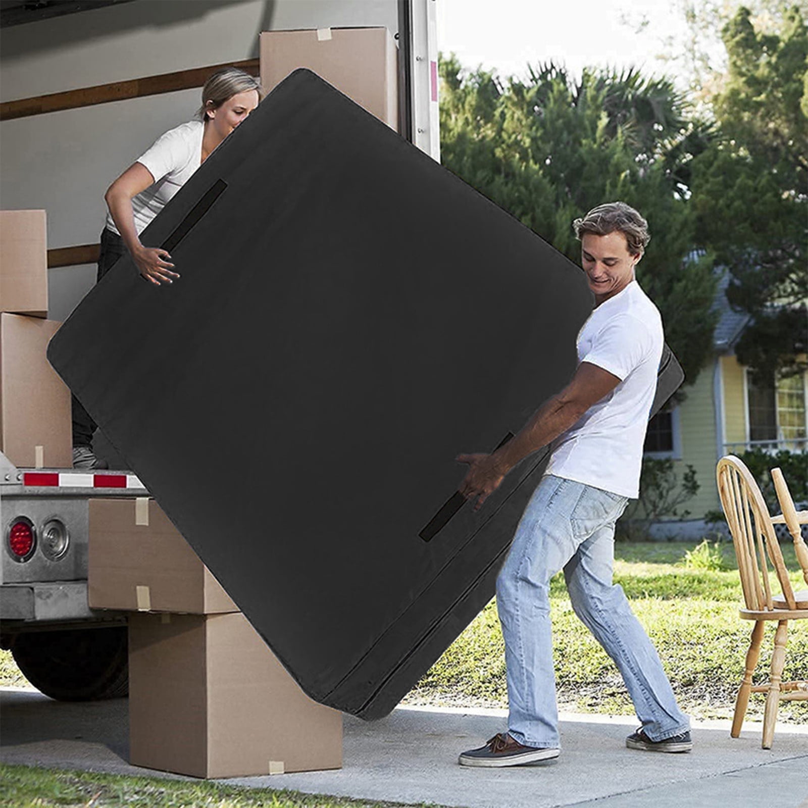 Mattress Bag With Handles For Moving And Storage Heavy Duty Tarp Reusable Mattress Storage Bag