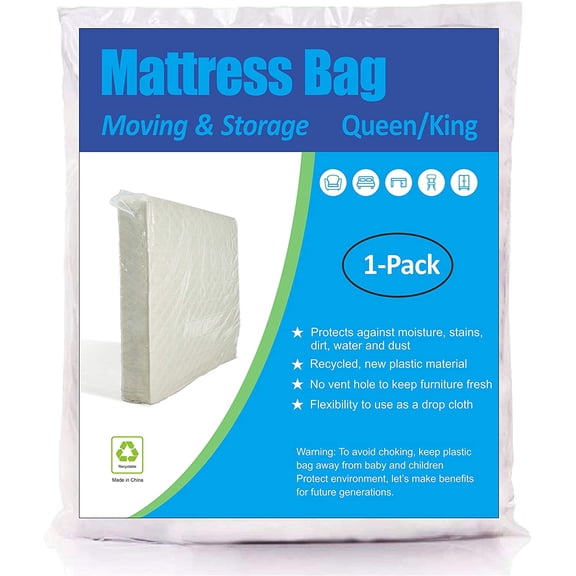 Mattress Bag for Moing and Storage, Queen King Size, 1 Pack