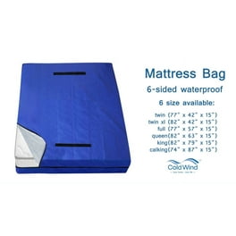 RnemiTe amo Mattress Bag With Handles For Moving And Storage Heavy Duty Tarp Reusable Mattress Storage Bag Easy Carrier Mattress Moving Cover Walmart