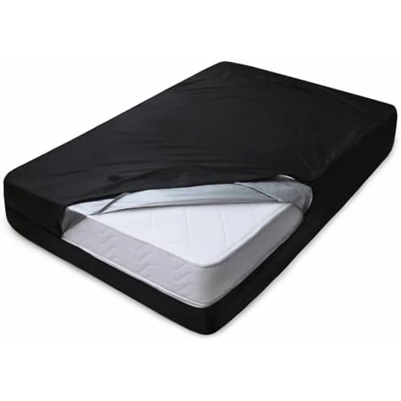 Mattress Bags for Moving and Storage Twin Size, Waterproof Mattress Protector Mattress Cover with Heavy Duty Handles, Strong Zipper, Reusable Thick Moving Supplies & Moving Bags, Black