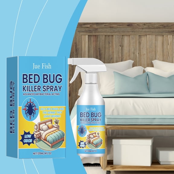 Mattress & Bedding Bed Bug Spray, Effective Lice & Mite Reduction for Indoor Use