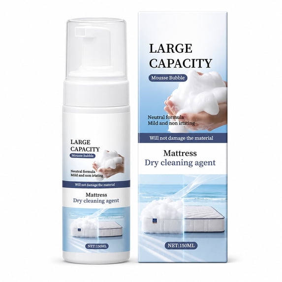 Mattress Cleaner Spray, 5.07 fl oz No-Rinse Upholstery Stain Remover for Yellow Marks Urine Sweat Sofa Carpet