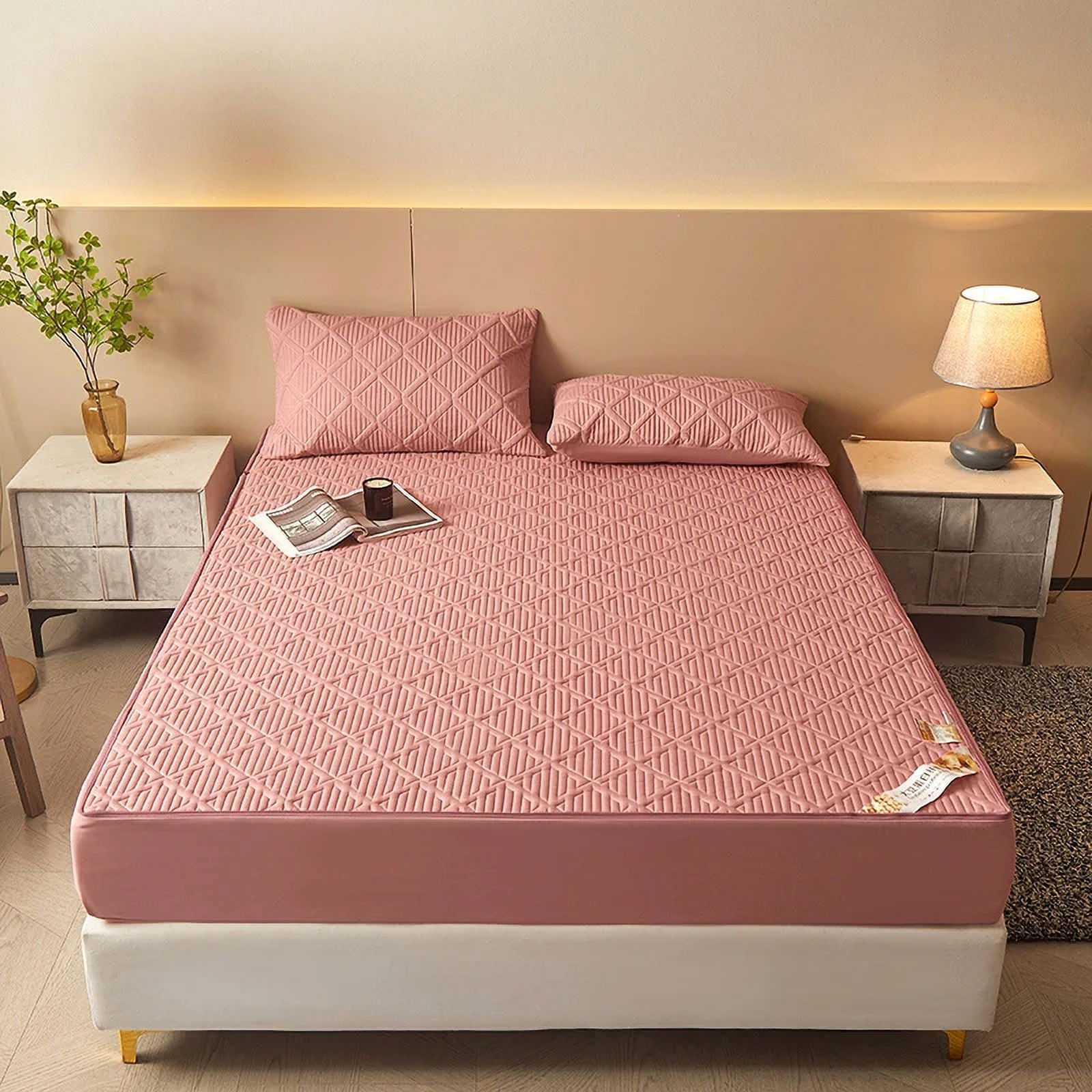 Mattress Cover With Zipper Six Sides All Inclusive Soybean Fiber