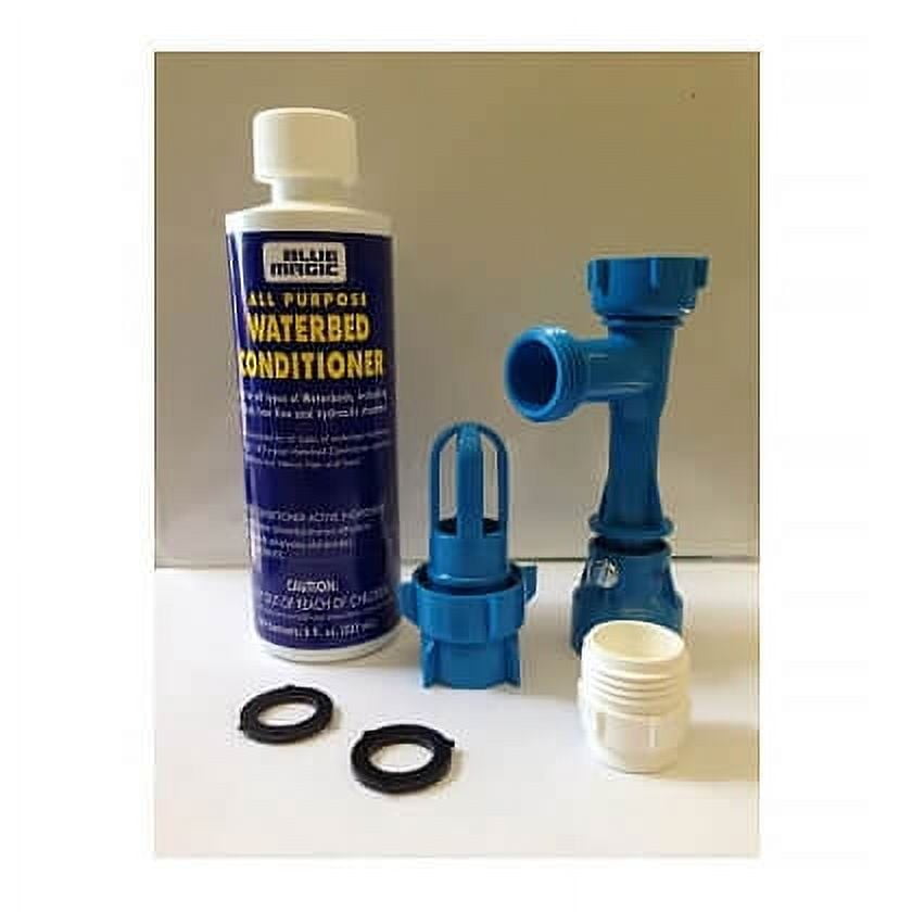 Mattress Drain & Fill Kit with Waterbed Conditioner