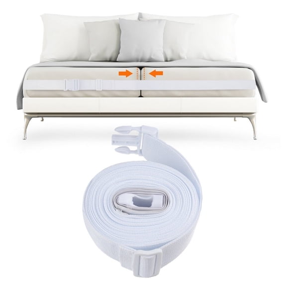 Mattress Holder Strap, 32.8ft Adjustable Mattress Connecting Band, Durable Bed Connector for Connecting Two Mattresses to a Large Lying Surface