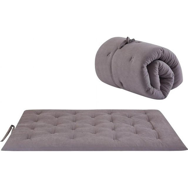 Mattress Japanese Floor Mattress Folding Roll Up Bed Topper Mat for