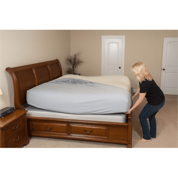 Mattress Lifter, Easy Bed-Making, Lifts The Corners of Your Mattress to Put on Fitted Sheets and Bedding, Without Strain. Easy to Install, fits All Bed Sizes. Great for Seniors and More.
