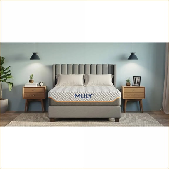 Mattress, MLILY Fusion Supreme 11.5" Hybrid Medium King | Foam+Spring | White