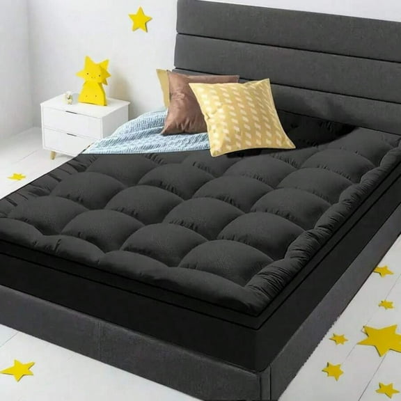 Mattress Pad, Extra Thick Mattress Topper, Quilted Mattress Pad Cover Protector, 8-21 Inch Deep, Machine Washable