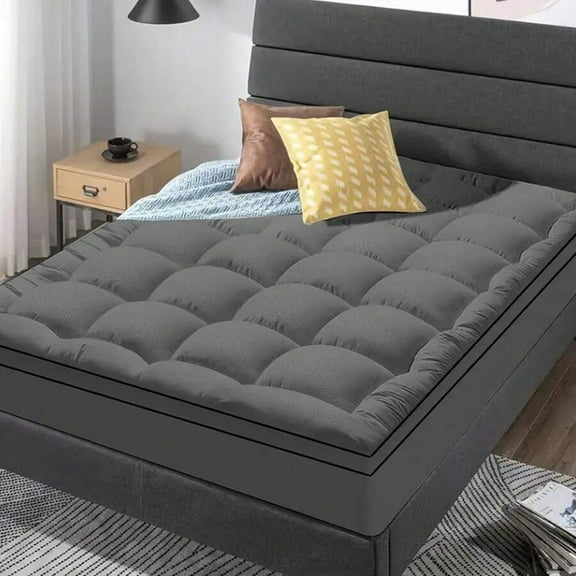 Mattress Pad, Extra Thick Mattress Topper, Quilted Mattress Pad Cover Protector, 8-21 Inch Deep, Machine Washable