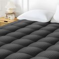 Mattress Pad Quilted Fitted Mattress Protector Cooling Pillow Top