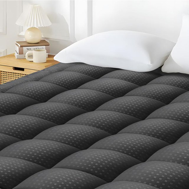 Mattress Pad Quilted Fitted Mattress Protector Cooling Pillow Top