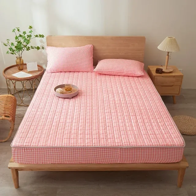 Waterproof Throw Mattress Cover Bed Fitted Sheet Mattress Protector