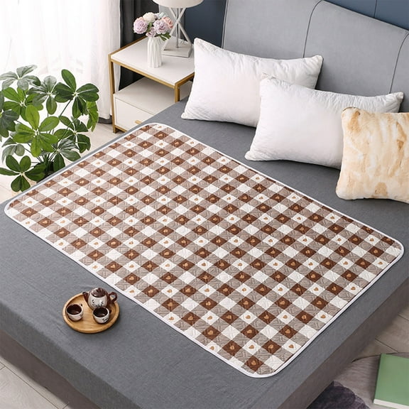 Mattress Protector,Mattress Pad,Waterproof Bed Pads Incontinence,Washable Reusable Bedwetting Mattress Protector Pad for Adults,Elderly,and Pets,Washable,Heavy Absorbency Reusable(H)