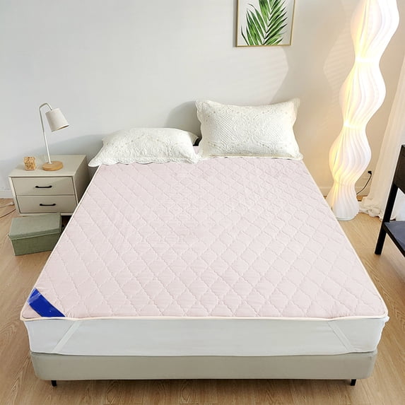 Waterproof Mattress Protector, Quilted Fitted Pad Cover with Soft Breathable Microfiber Top, Machine Washable & Hypoallergenic