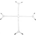 thumbnail image 1 of Mattress Sheet Straps Elastic Crossover Adjustable Triangle Bracket Fitted Sheet Mattress Pads Sofa Cushion (White), 1 of 4