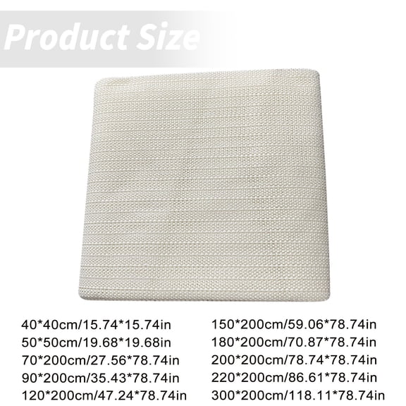 Mattress Slide Stopper and Gripper, Keep Bed and Topper Pad from Sliding for Sofa, Couch, Chair Cushion, Mattresses, Easy Trim, Slip Resistant, Grips Helps Stop Slipping - Full 15.74X15.74IN