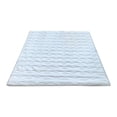 thumbnail image 1 of Mattress Striped Thin Pad – Washable Cotton Quilt, Non-Slip, Breathable, Ideal for Dorm or Bed Protection, 1 of 6
