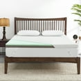 thumbnail image 1 of Mattress Topper, 4 Inch Dual Layer Memory Foam Mattress Topper with Bamboo Cover, 1 of 9