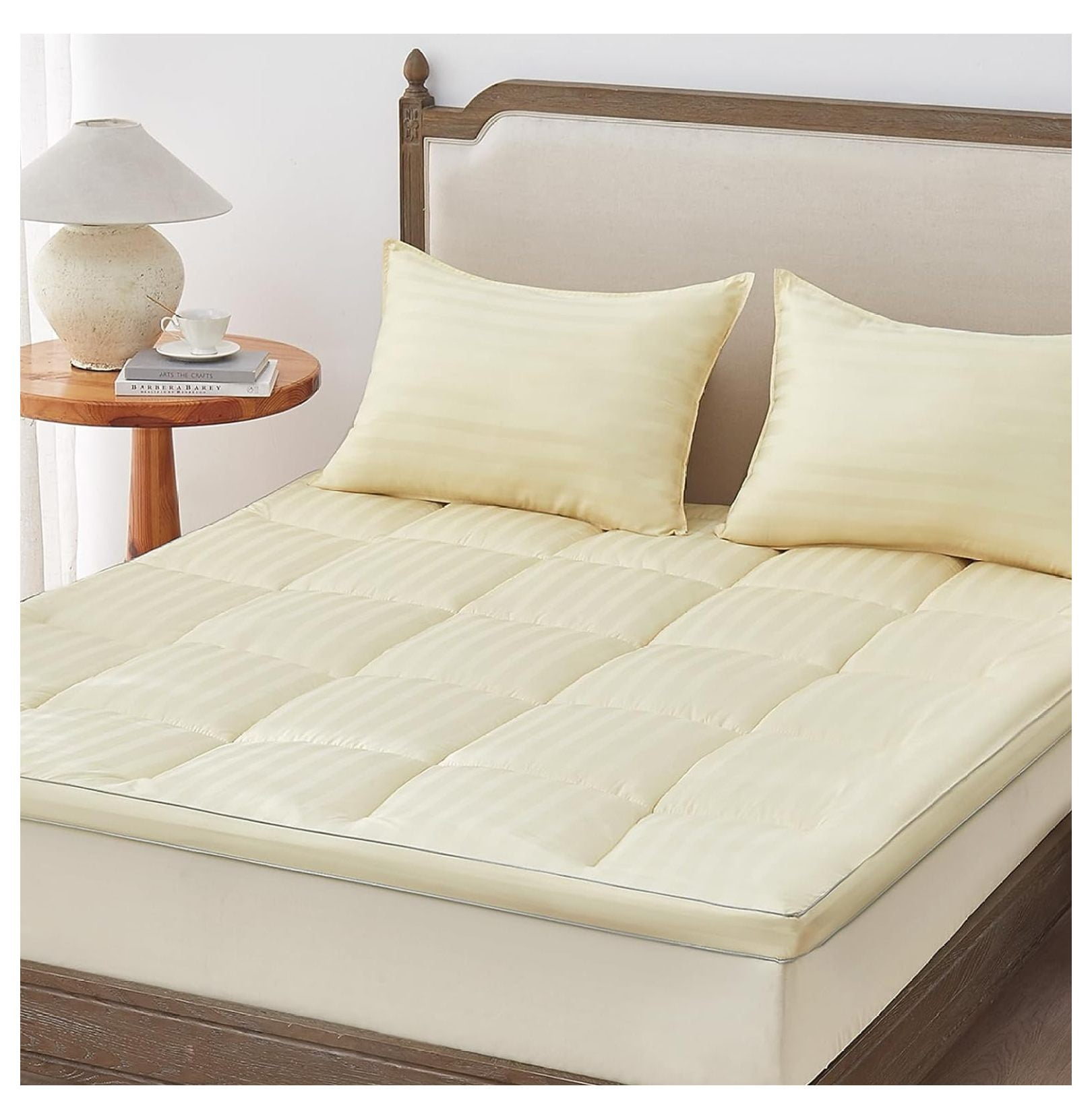 Mattress Topper Cal King for Hot Sleepers,Ultra Soft and Breathable