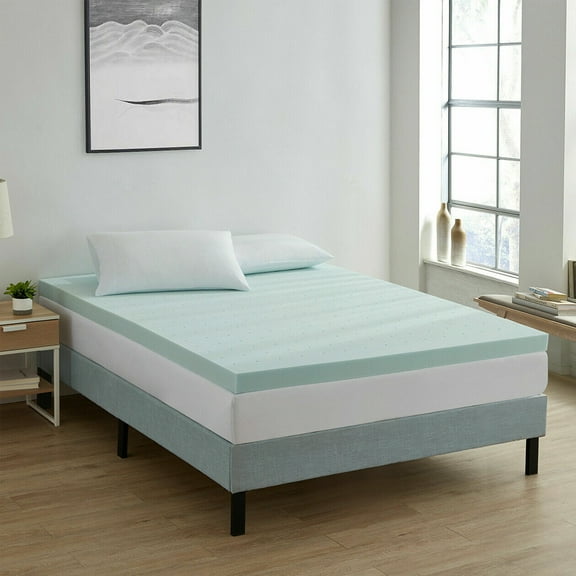 Mattress Topper, Cooling Gel Memory Foam Mattress Topper / Cooling Gel Foam