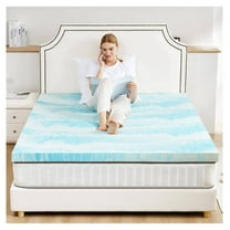 Mattress Topper Full Gel Memory Foam Mattress Topper Full Size for Back Pain
