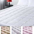 Mattress Topper Full Quilted Cooling Extra Thick Pad Cover Breathable