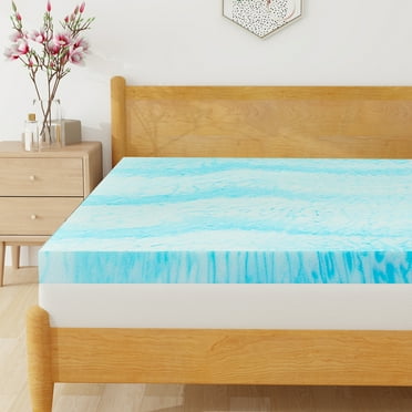 Mattress Topper, Full Size Gel Memory Foam Bed Topper,2 inch, for Pressure Relief for Back Pain