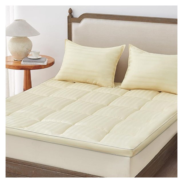 Mattress Topper King for Hot Sleepers,Ultra Soft and Breathable Cooling