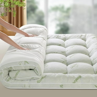 Mattress Topper Queen,1000 GSM Cooling Mattress Pad,Extra Thick Pillow Top Mattress Topper for Back Pain,Soft Mattress Protector Cover with 8"-18" Deep Pocket(60"x80")