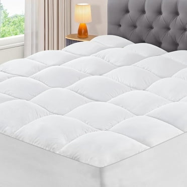 Mattress Topper Twin Size, Extra Thick Mattress Pad Protector, Fluffy Soft Pillow Top Mattress Cover with 8-21" Deep Elastic Pocket, Supportive & Machine Washable