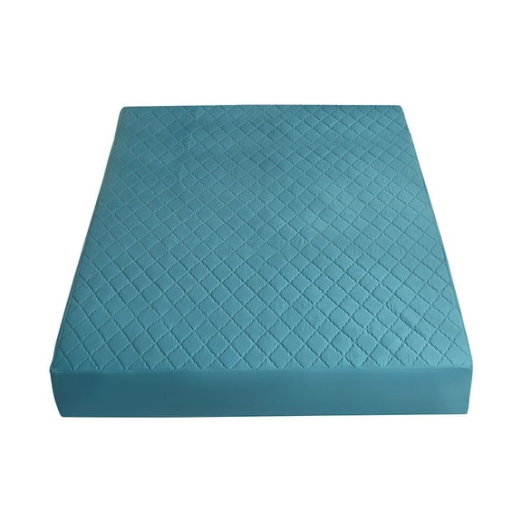 Mattress Toppers Fitted Sheet-Protective Cover for Bed Mattress- Pocket Fitted Sheet- Winter Warm- Breathable- Non-Slip for Skin Bed Sheet- Cotton Quilted Fitted S