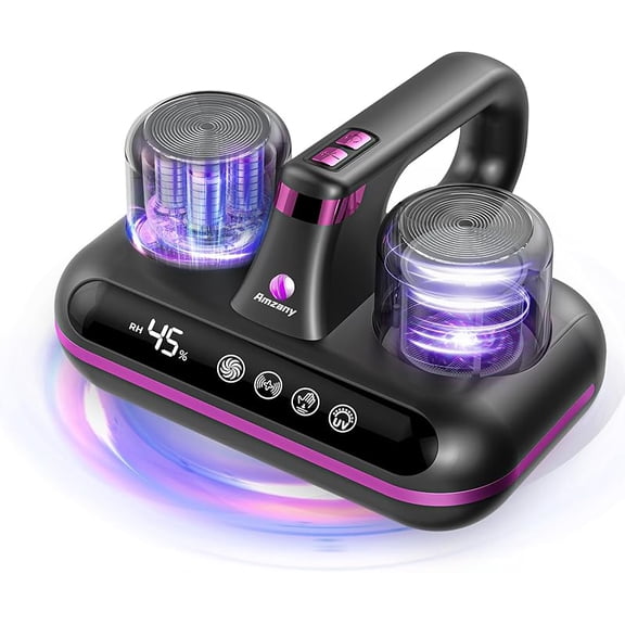 Mattress Vacuum Cleaner - 5-in-1 Cordless Bed Vacuum Cleaner, Powered by UV-C Light & Ultrasonic Technology, 16Kpa Strong Suction,Low Noise,Suitable for Dust, Pet Hair, Etc.