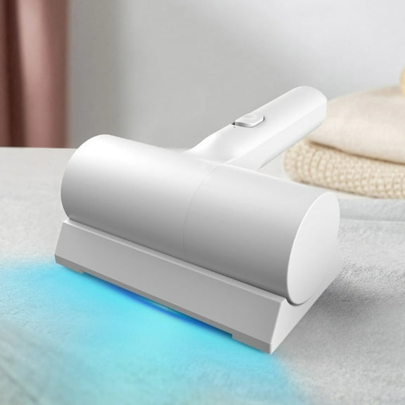 Mattress Vacuum Cleaner 50W Handheld Bed Vacuum Cleaner Machine Powerful Suction High Frequency Double Beat Effectively Clean Up Fabric Daily Sewing Compatible with Machine