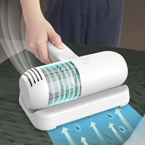 Mattress Vacuum Cleaner, Anti-allergen Bed Vacuum Cleaner with UV-C Light & High Heating Tech, 14Kpa Suction Powerful Handheld Vacuums for Dust & Pet Hair(Wireless)