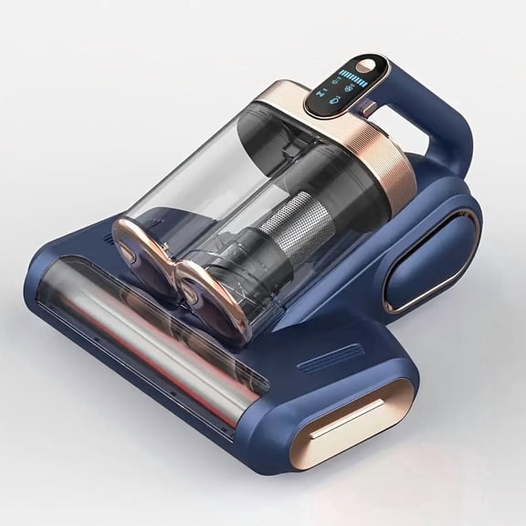 Mattress Vacuum Cleaner, DualCup Handheld Vacuum, 16KPa Suction, 253.7nm UV Light, 80000RPM Soundwave Tech for Beds, Sofas, Carpets