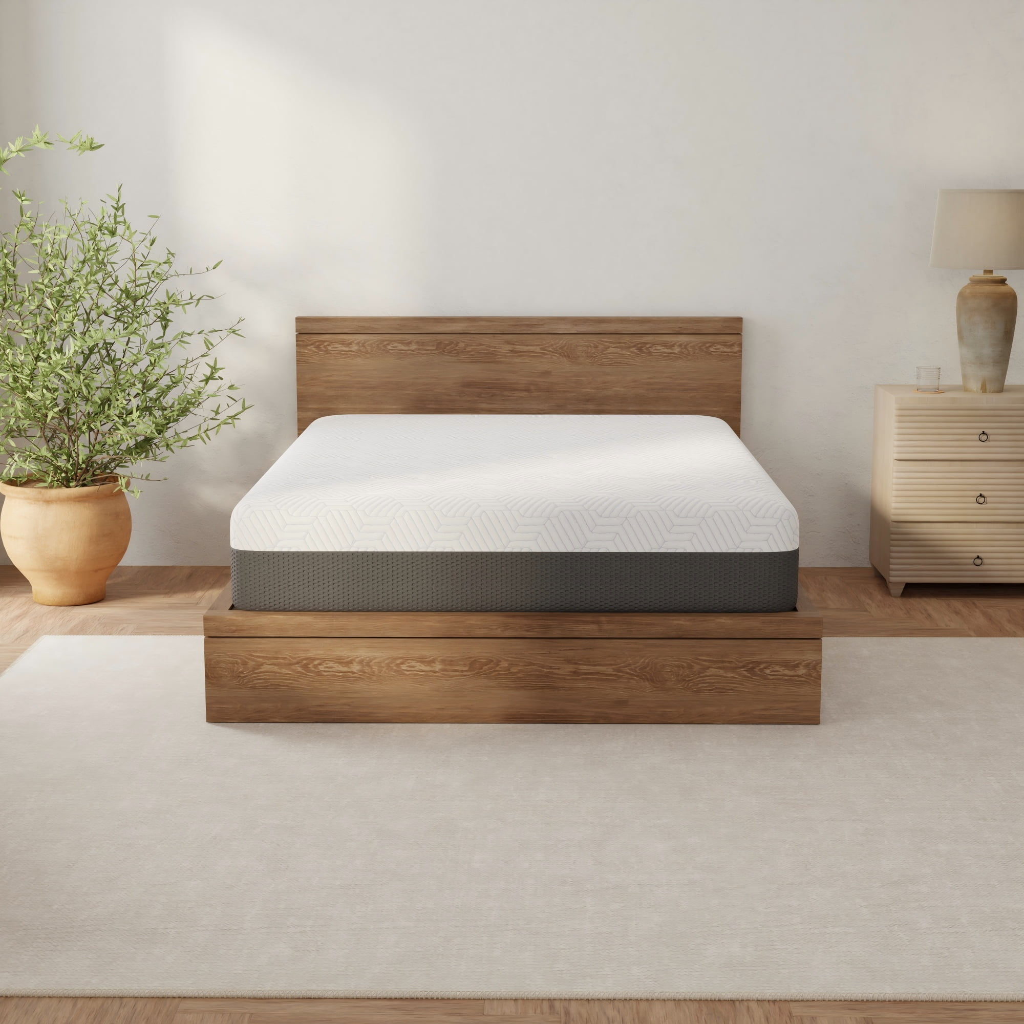 Mattresses 12 Inch King Gel Memory Foam Mattress with Cooling Cover | Foam | King