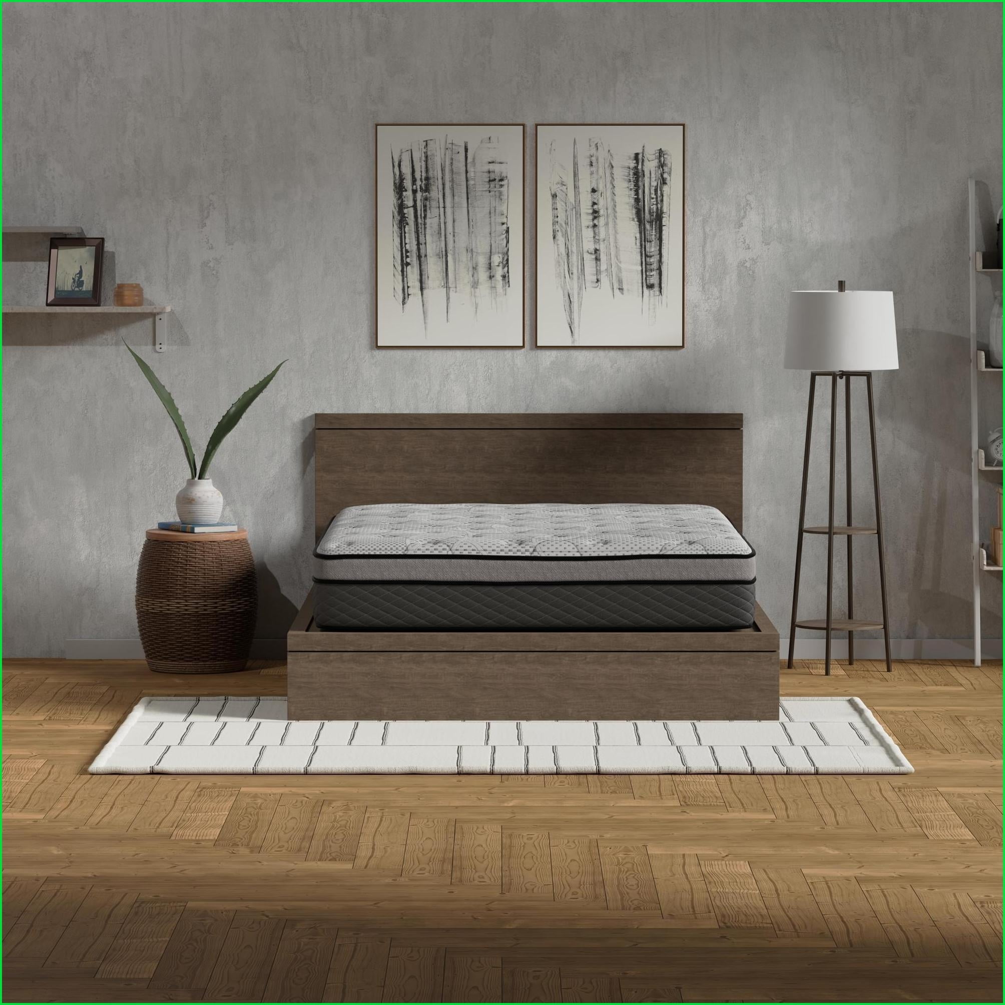 Mattresses 12 Inch Medium Firm Hybrid California King Mattress with Cooling Gel | Foam+Spring | CertiPUR-US