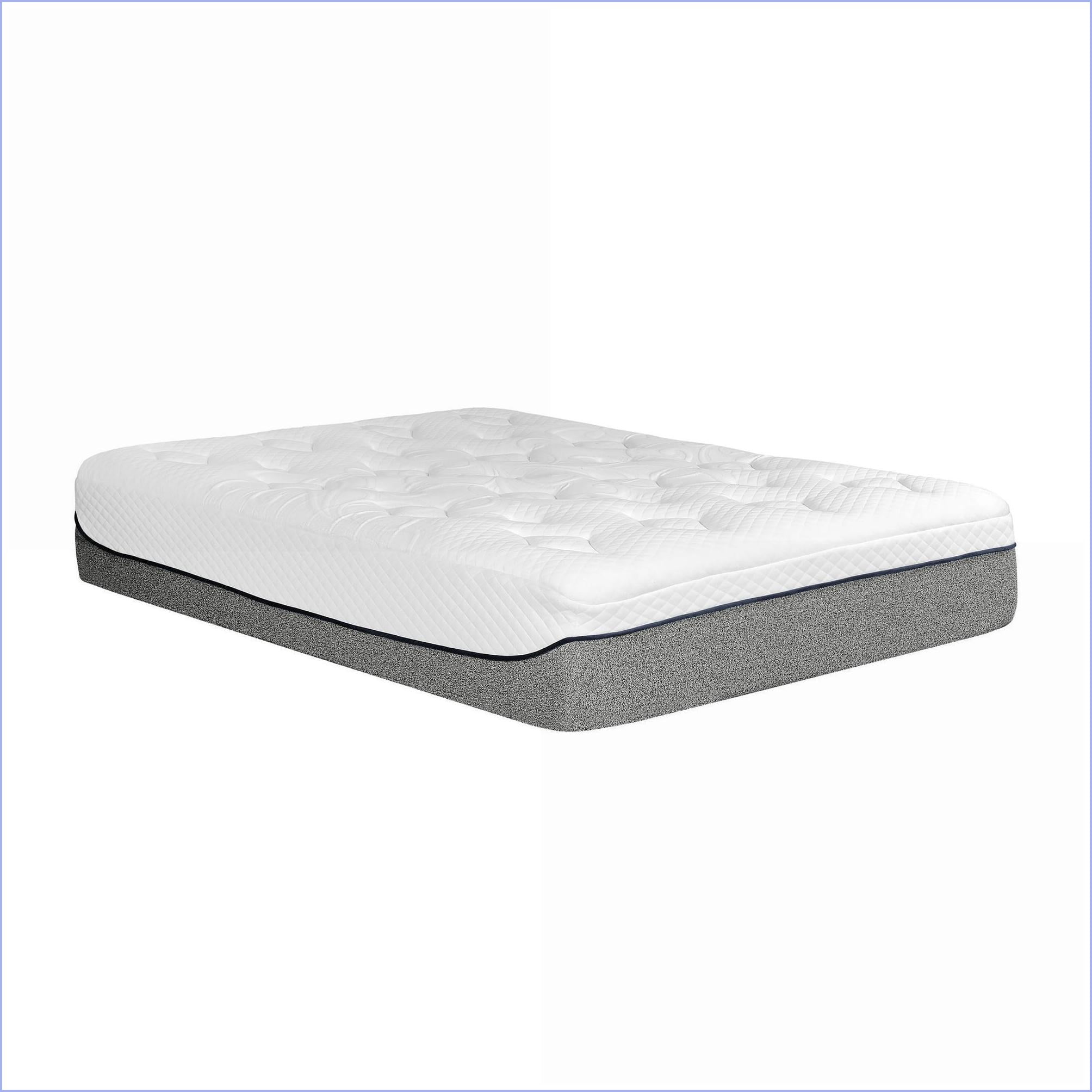 Mattresses, 13-Inch King Size Medium Gel Memory Foam Mattress with Ultra Plush Double Jacquard Cover, Bed in a Box | Polyester | Grey+White
