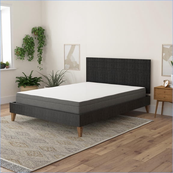 Mattresses | 8" Firm Memory Foam Mattress with Gel-Infused Air Grid, Edge Support | White | Twin-XL