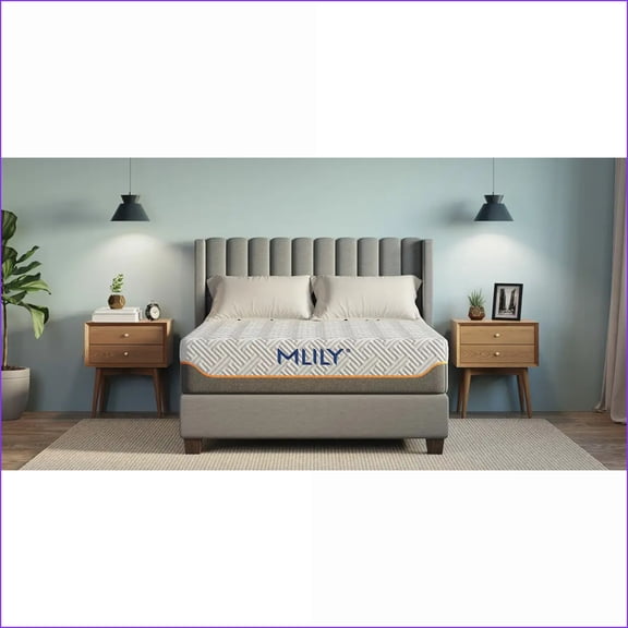 Mattresses | MLILY Fusion Supreme 11.5" Hybrid Medium Mattress - King | Foam+Spring | White