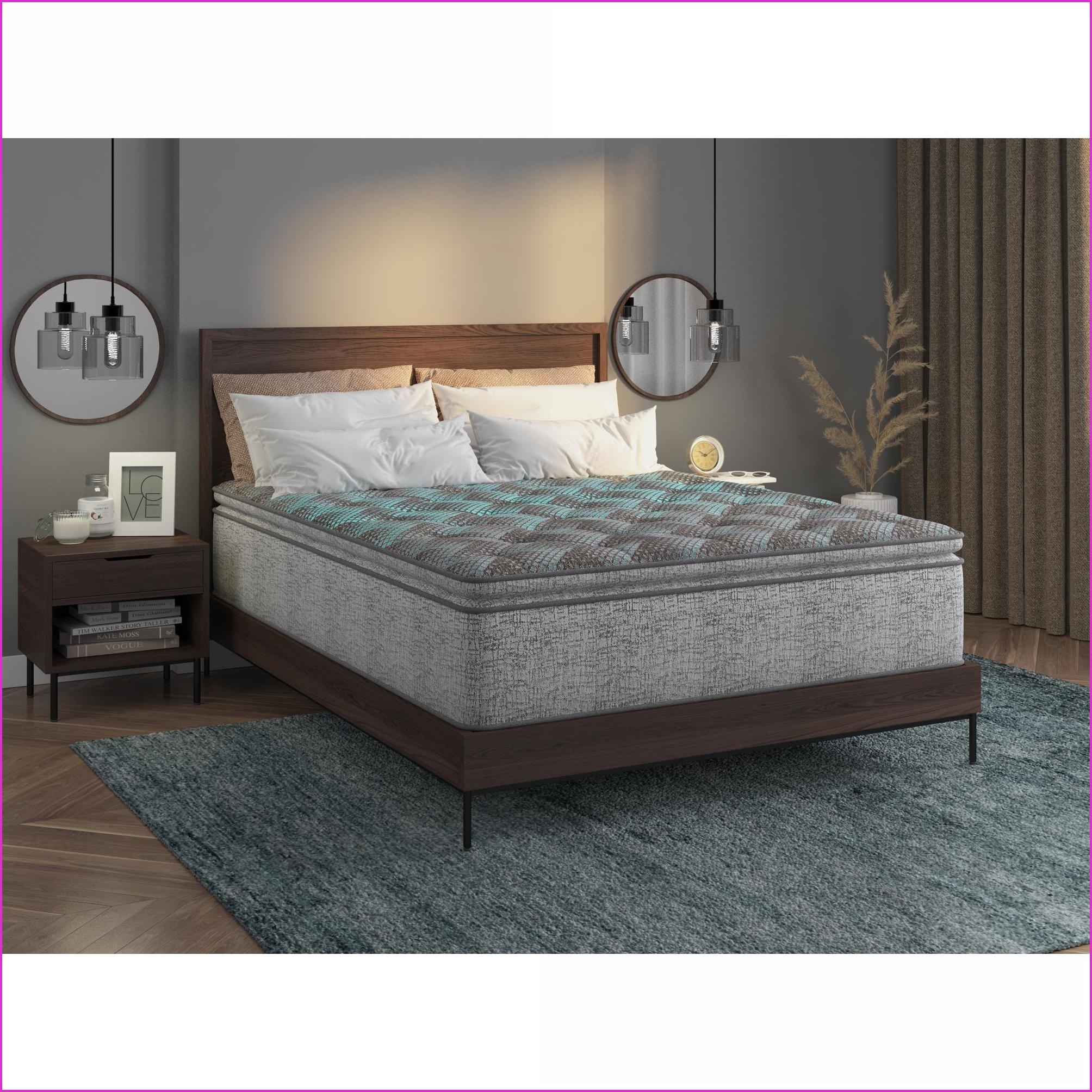 Mattresses, Restonic 10” Hybrid Euro Top Plush King Mattress with Pocketed Coils | Foam | King